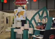 The huge Les Domaines stand.